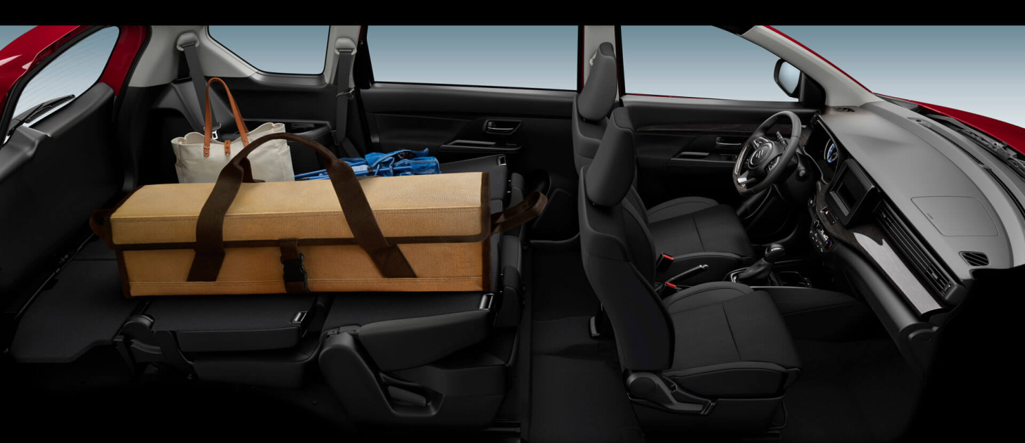 Suzuki Ertiga fold down seating